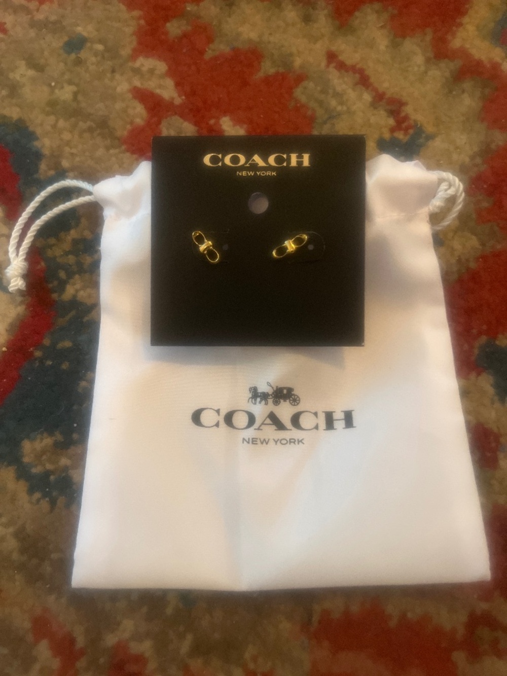 Authentic Coach Earrings